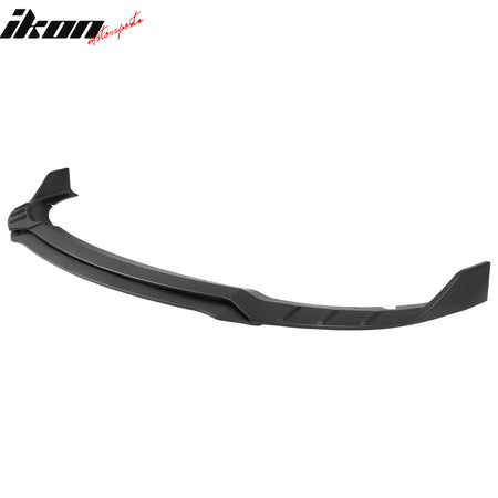 Fits 15-23 Dodge Charger SRT V6 C Style ABS Front Bumper Lip Matte Black 4PCS