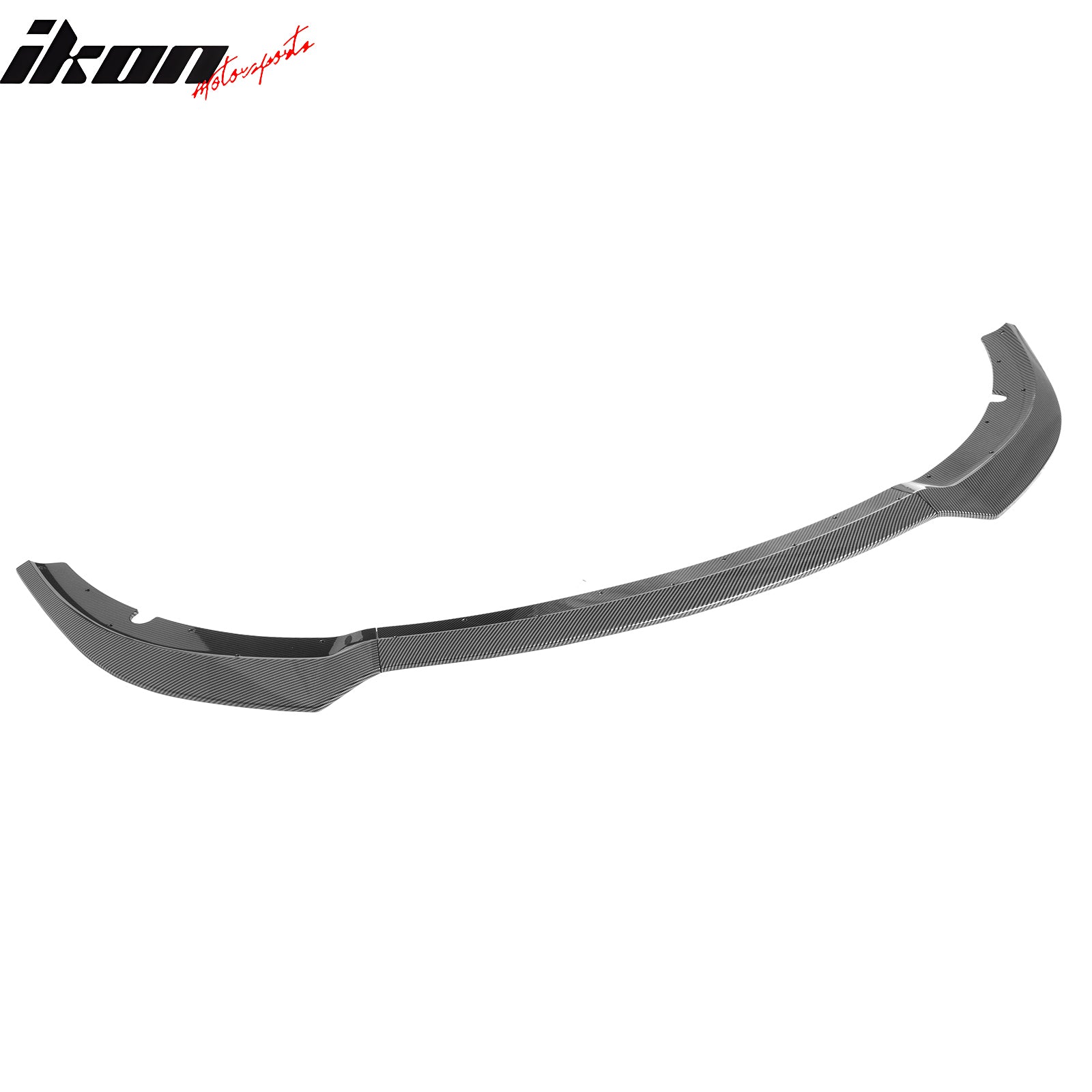 Fits 15-23 Charger SRT V7 A Style ABS Front Bumper Lip Carbon Fiber Print 3PCS