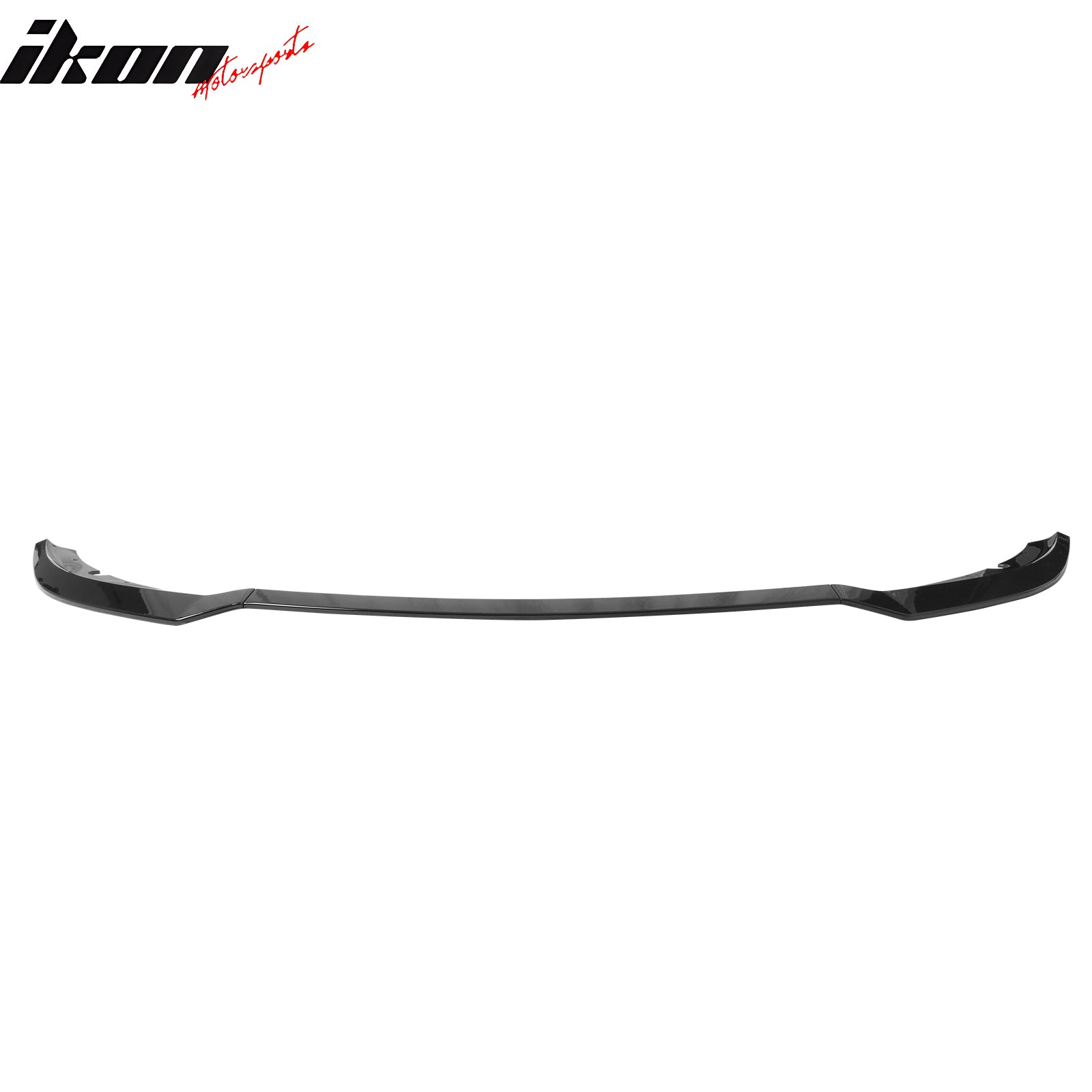 Fits 15-23 Dodge Charger SRT V7 A Style ABS Front Bumper Lip Gloss Black 3PCS