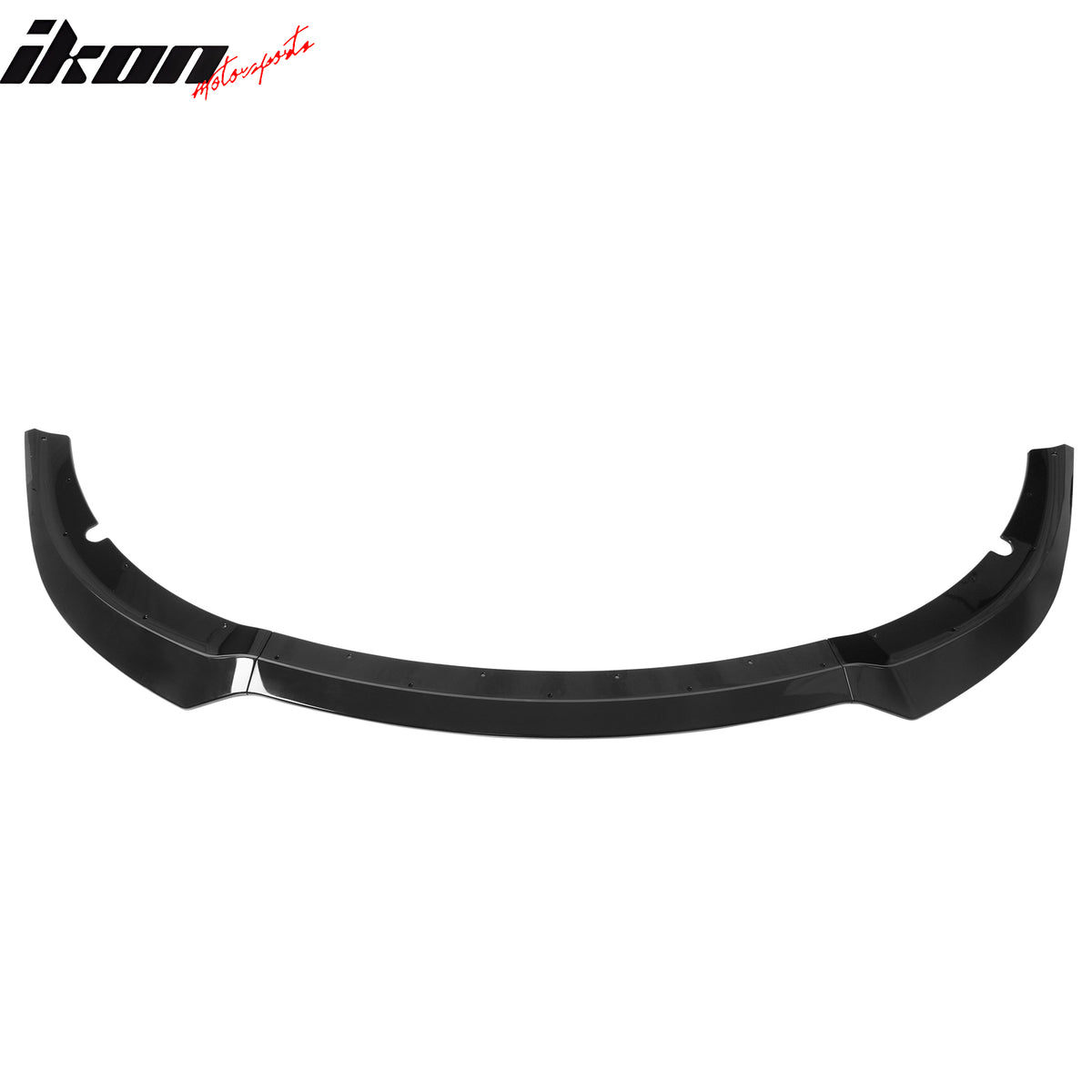 Fits 15-23 Dodge Charger SRT V7 A Style ABS Front Bumper Lip Gloss Black 3PCS