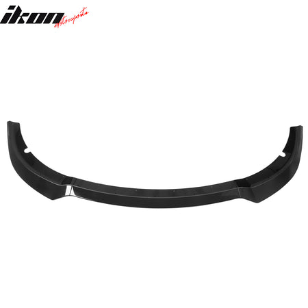 Fits 15-23 Dodge Charger SRT V7 A Style ABS Front Bumper Lip Gloss Black 3PCS