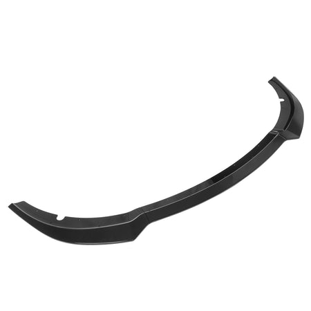 Fits 15-23 Dodge Charger SRT V7 A Style ABS Front Bumper Lip Gloss Black 3PCS