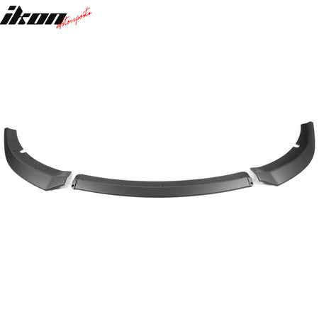 Fits 15-23 Dodge Charger SRT V7 A Style ABS Front Bumper Lip Matte Black 3PCS