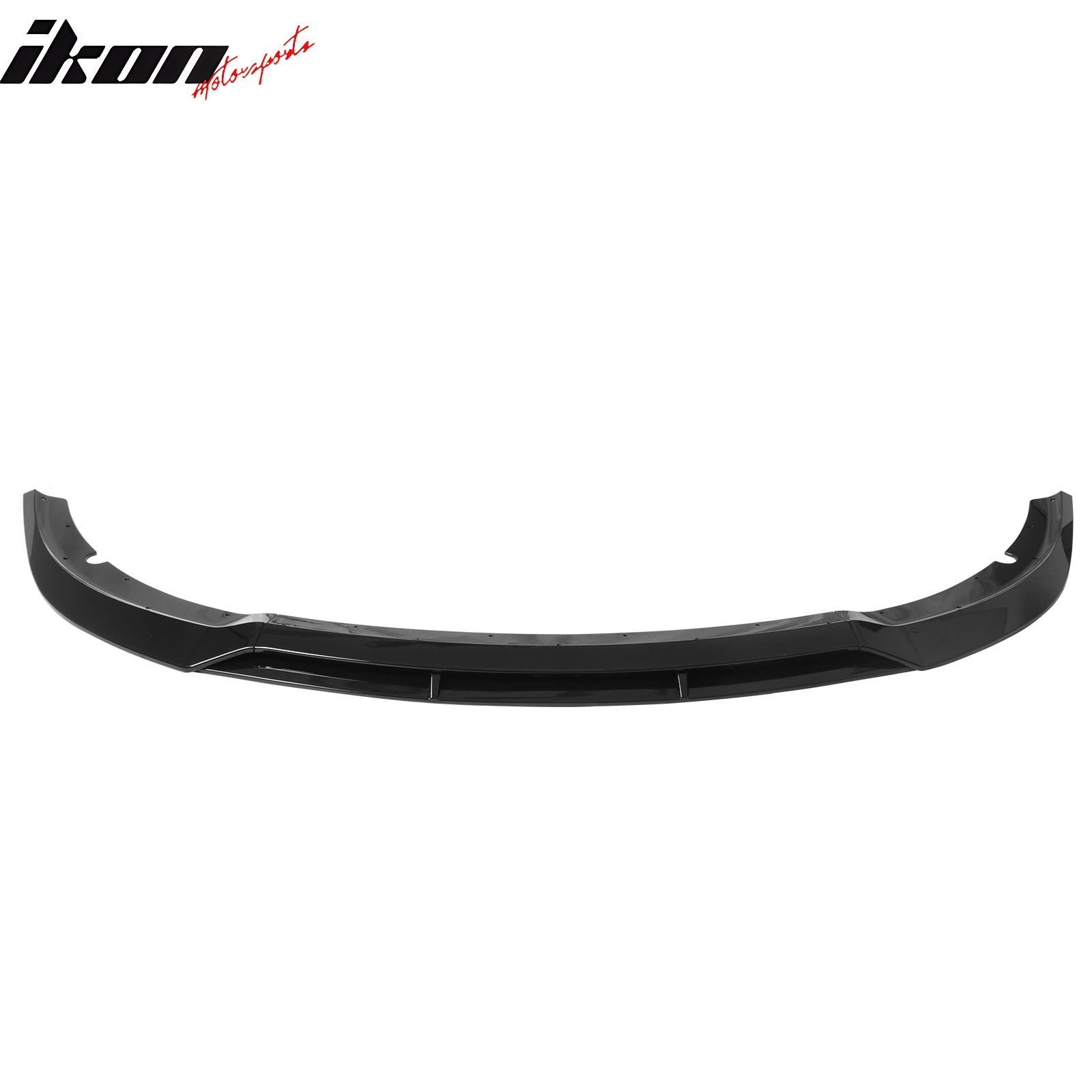 Fits 15-23 Dodge Charger SRT V7 B Style ABS Front Bumper Lip Gloss Black 4PCS