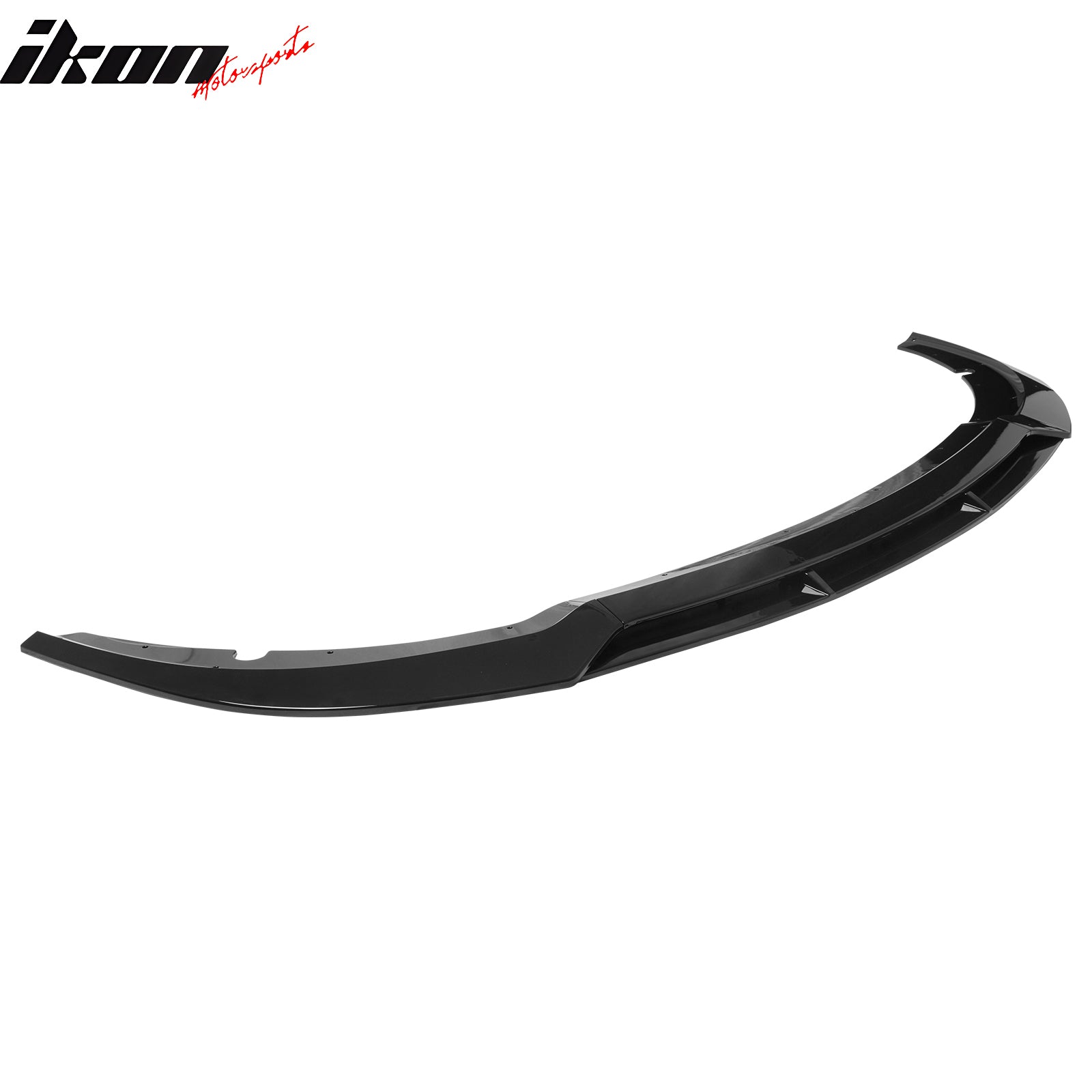 Fits 15-23 Dodge Charger SRT V7 B Style ABS Front Bumper Lip Gloss Black 4PCS