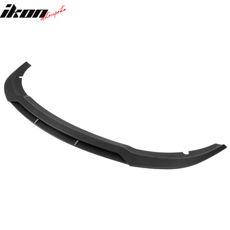 Fits 15-23 Dodge Charger SRT V7 B Style ABS Front Bumper Lip Matte Black 4PCS