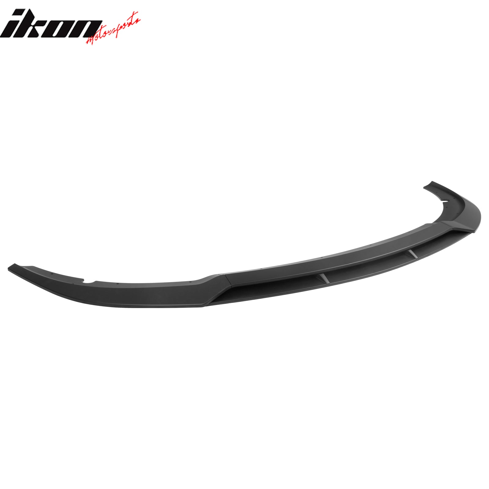 Fits 15-23 Dodge Charger SRT V7 B Style ABS Front Bumper Lip Matte Black 4PCS