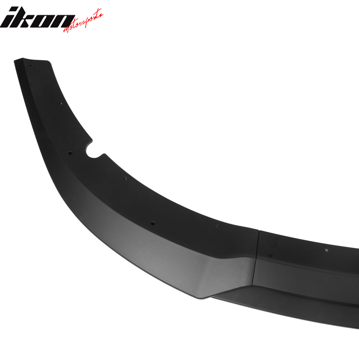 Fits 15-23 Dodge Charger SRT V7 B Style ABS Front Bumper Lip Matte Black 4PCS