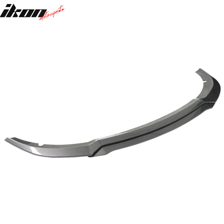 Fits 15-23 Charger SRT V7 C Style ABS Front Bumper Lip Carbon Fiber Print 4PCS