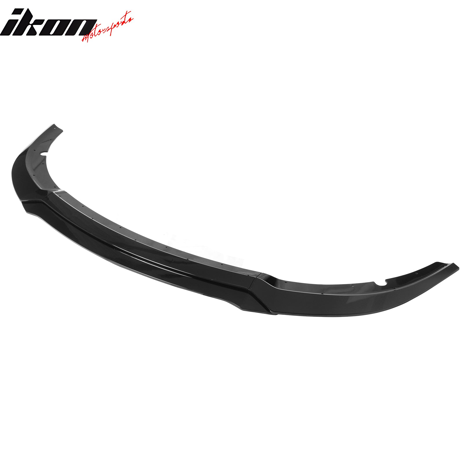 Fits 15-23 Dodge Charger SRT V7 C Style ABS Front Bumper Lip Gloss Black 4PCS