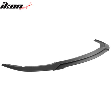 Fits 15-23 Dodge Charger SRT V7 C Style ABS Front Bumper Lip Matte Black 4PCS