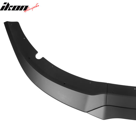 Fits 15-23 Dodge Charger SRT V7 C Style ABS Front Bumper Lip Matte Black 4PCS