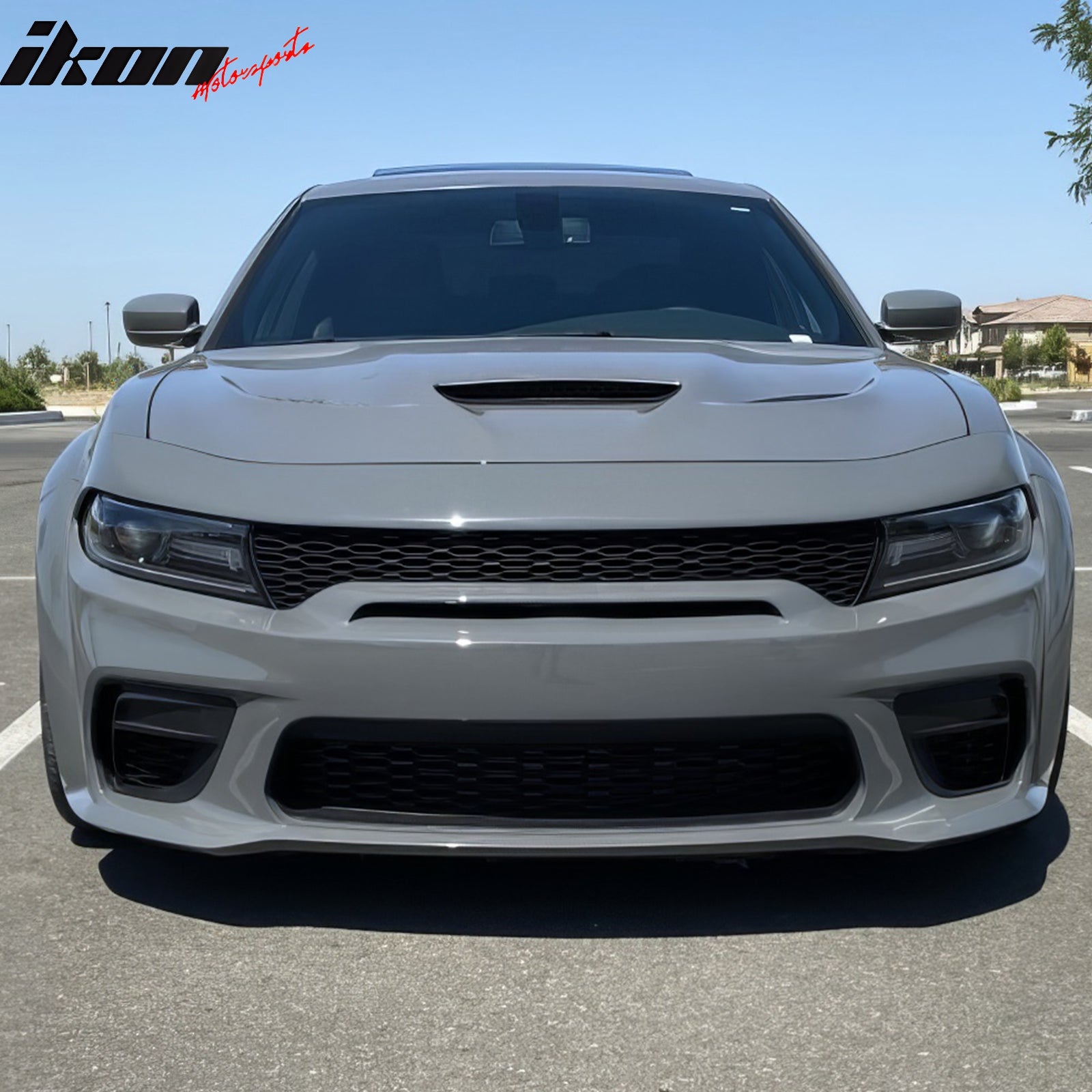IKON MOTORSPORTS フロントバンパーカナード 2015-2023 Dodge Charger