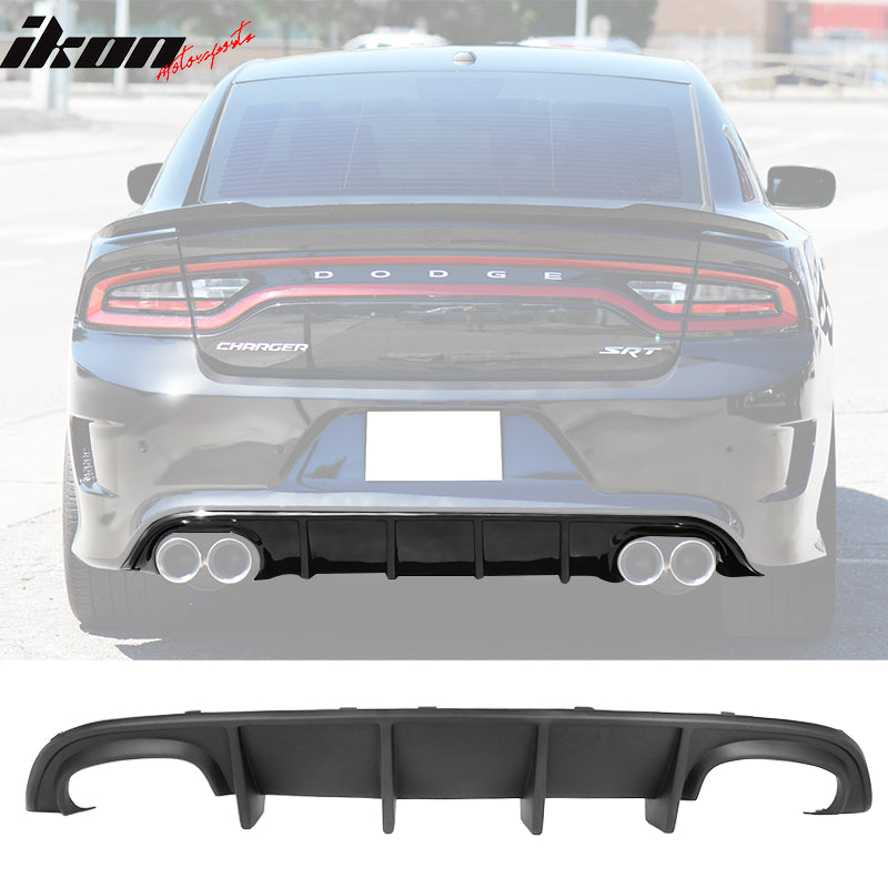 SRT-Style Rear Diffuser for Dodge Charger (2015-2023) – Unpainted for ...