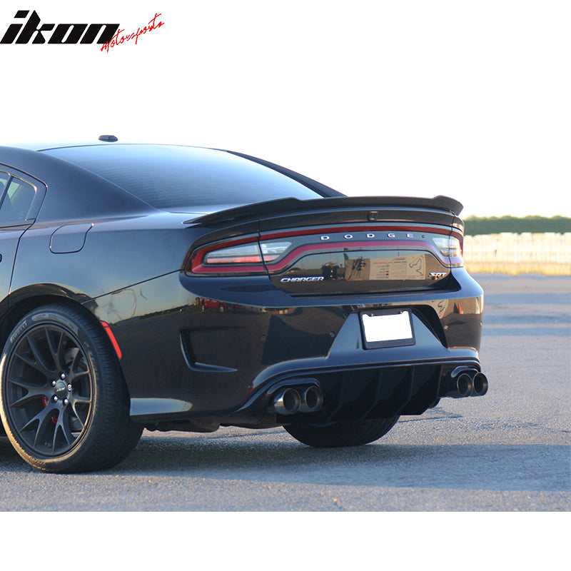 SRT-Style Rear Diffuser for Dodge Charger (2015-2023) – Unpainted for ...