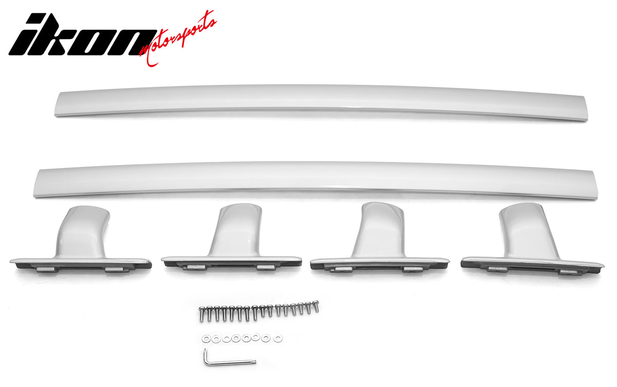 Fits 15-24 Nissan Murano OE Roof Rack Rail Luggage Carrier Cross Bars - Aluminum