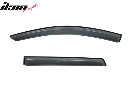2015 - 2024 Ford Edge Smoke Window Visors Vent Rain Sun Guards AcrylicIkon Motorsports