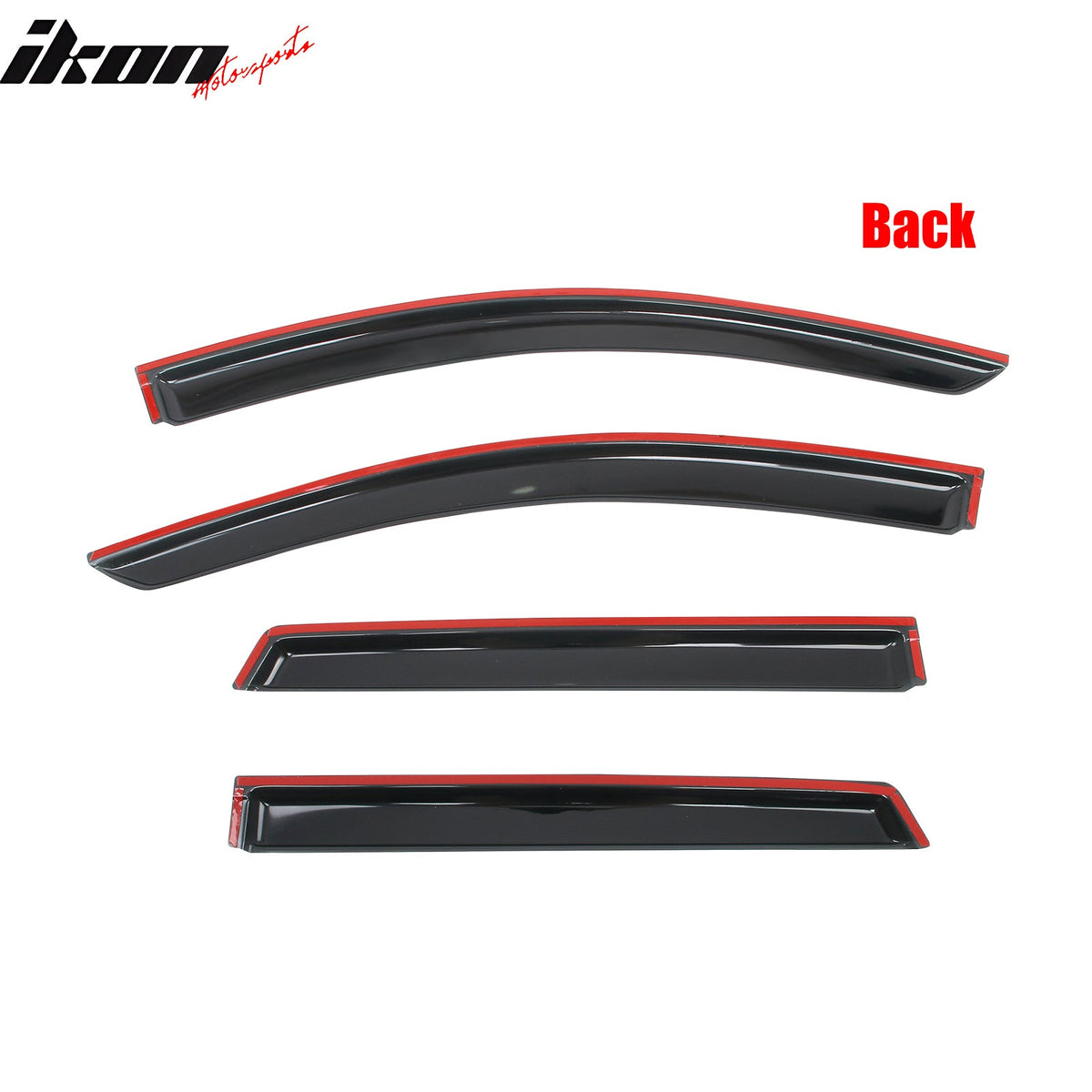 2015 - 2024 Ford Edge Smoke Window Visors Vent Rain Sun Guards AcrylicIkon Motorsports