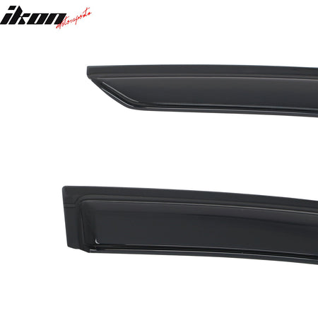 2015 - 2024 Ford Edge Smoke Window Visors Vent Rain Sun Guards AcrylicIkon Motorsports