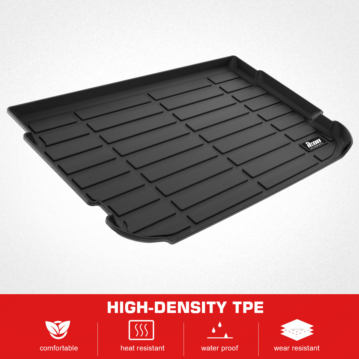 Fits 15-24 MINI Cooper F55 Hardtop 4-Door TPE Rear Cargo Liner Trunk Tray Mats