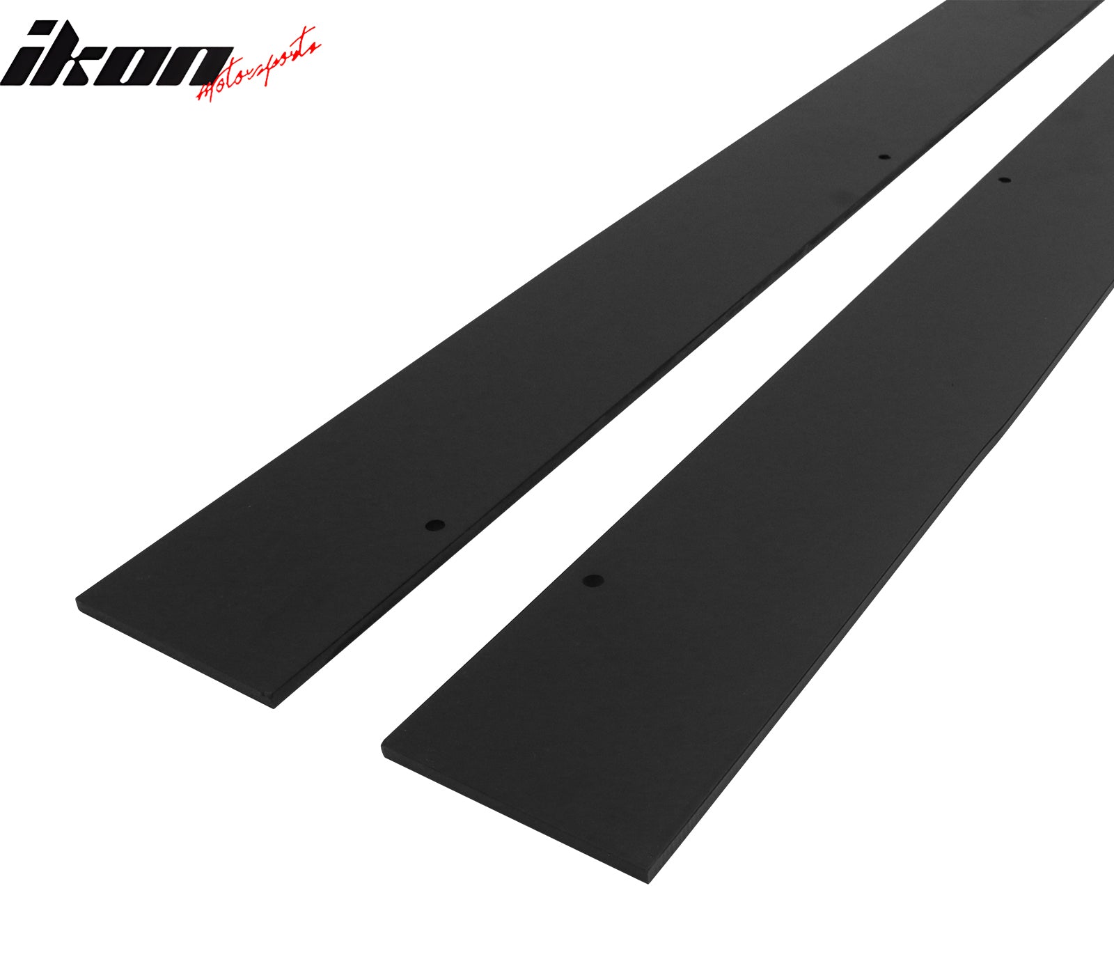 Fits 15-24 Mini Cooper F55 Hardtop 4Dr IKON Style Side Skirts Matte Black ABS