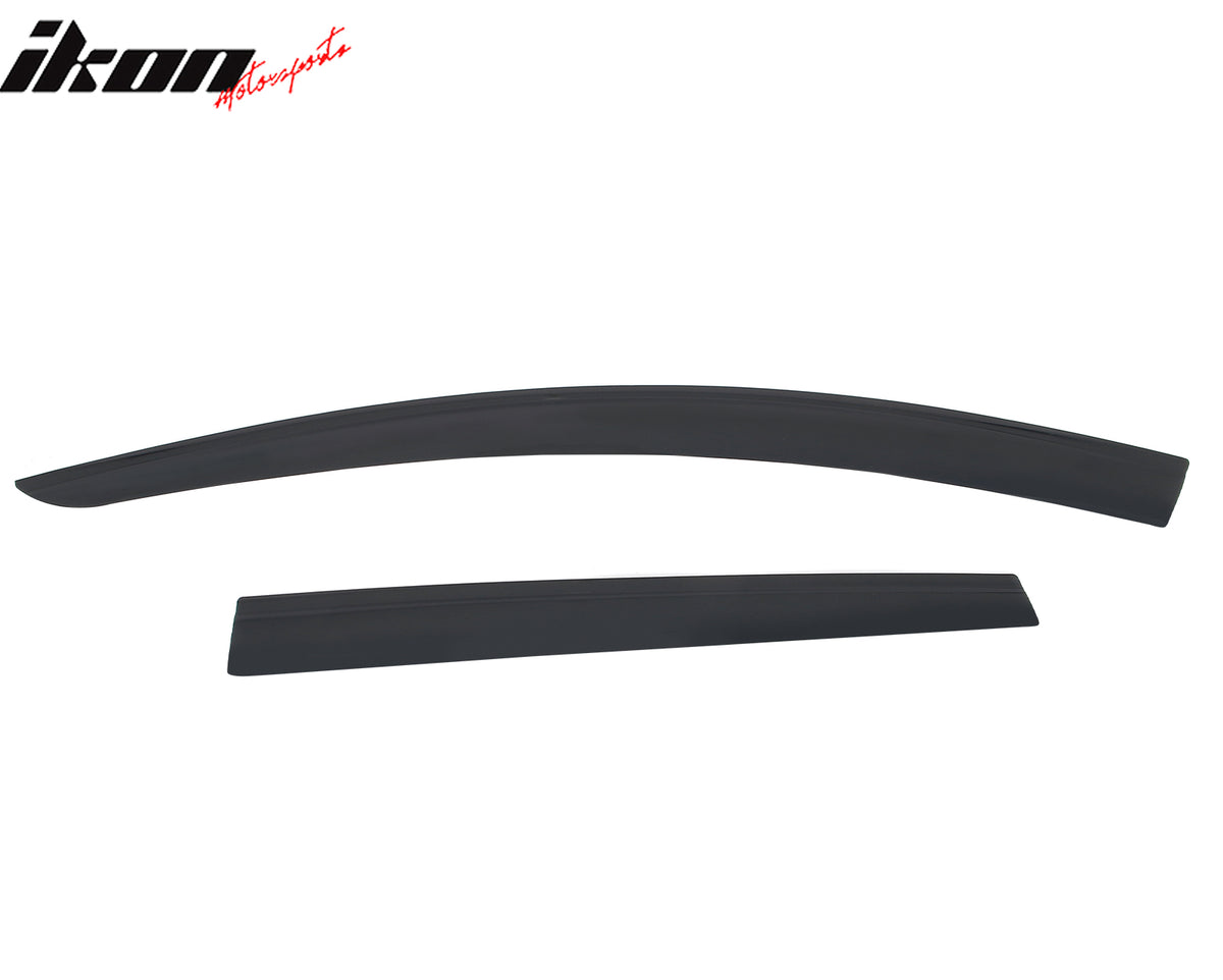 Fits 15-24 Nissan Murano Low Profile Style Tape-On Window Visors Rain Deflectors