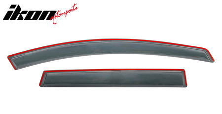 Fits 15-24 Nissan Murano 4PCS Side Window Visors Acrylic Deflectors - In-Channel