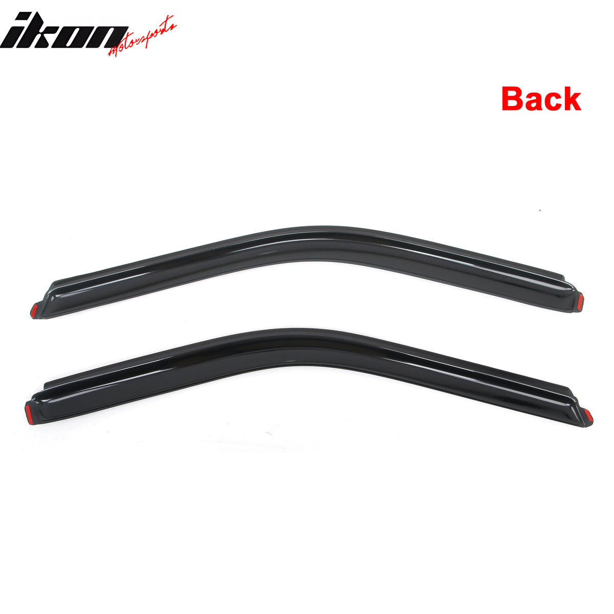 Fits 15-25 Ford F-150 Standard Cab Window Visors In-Channel Rain Sun Shade Vent