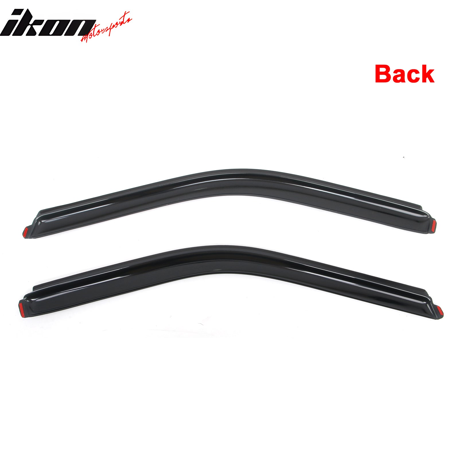 Fits 15-25 Ford F-150 Standard Cab Window Visors In-Channel Rain Sun Shade Vent