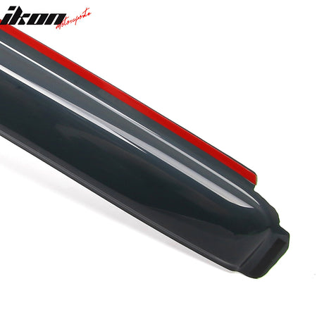 Fits 15-25 Ford F-150 Standard Cab Window Visors In-Channel Rain Sun Shade Vent