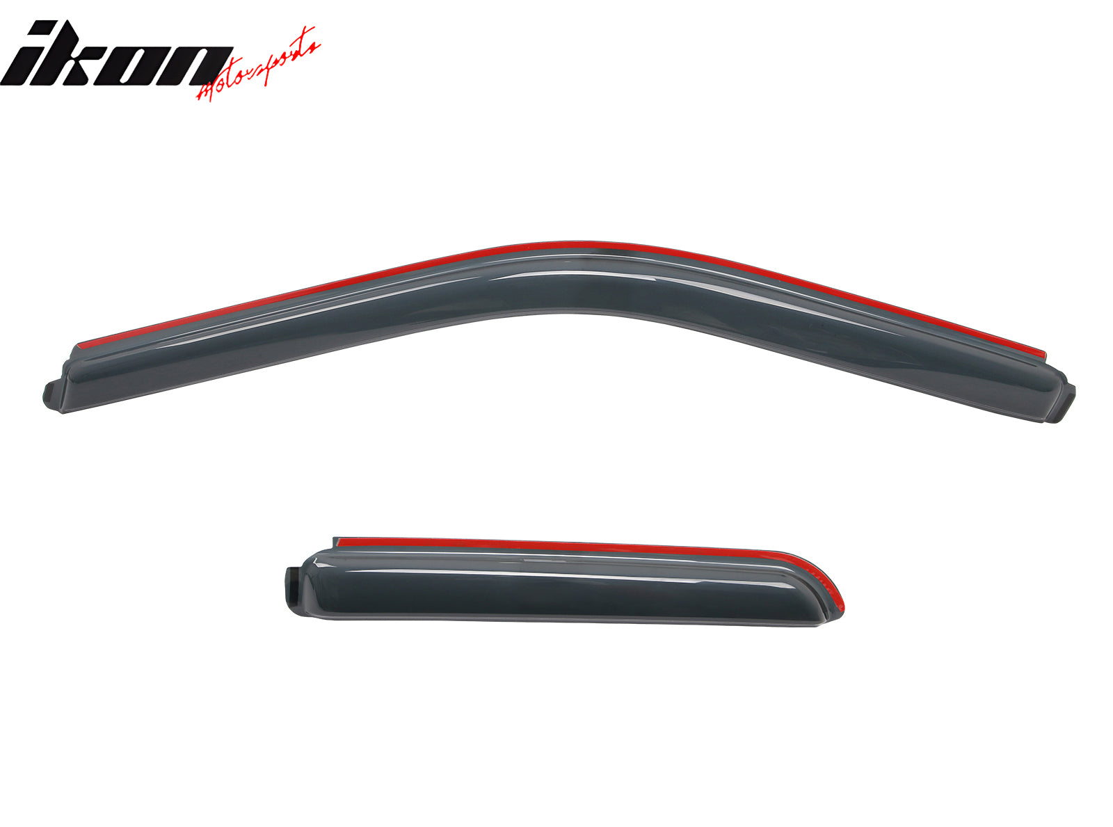 Fits 15-25 Ford F150 17-25 F250 F350 F450 Extended Cab Window Visors In-Channel