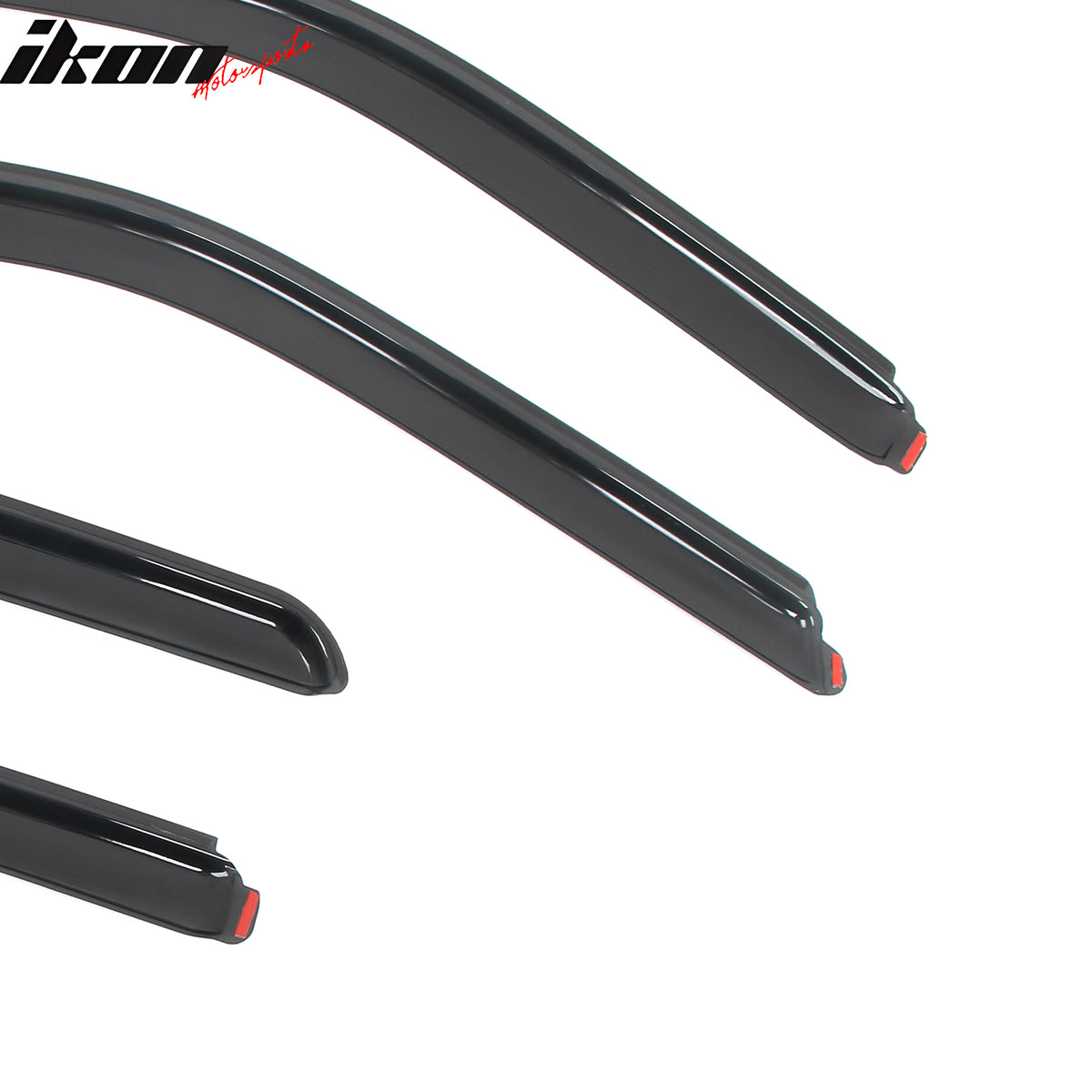 Fits 15-25 Ford F150 17-25 F250 F350 F450 Extended Cab Window Visors In-Channel