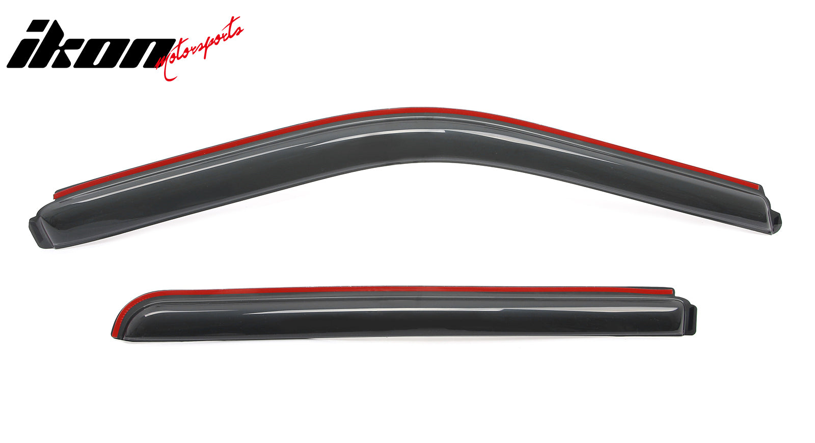 Fits 15-25 Ford F150 17-25 F250-F450 Superduty Crew Cab In Channel Window Visors