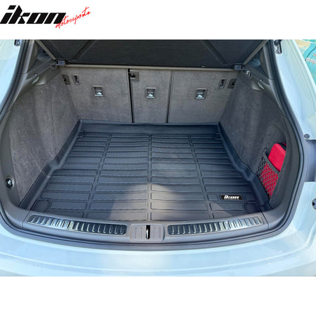 Fits 15-25 Porsche Macan TPE All Weather Waterproof Rear Cargo Trunk Tray Mats