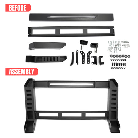 Fits 09-18 Dodge Ram 1500 19-23 Classic Bull Bar Front Brush Bumper Grille Guard