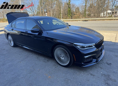 Fits 16-18 BMW G11 G12 7 Series M Sport Front Bumper Lip Splitter Unpainted PU
