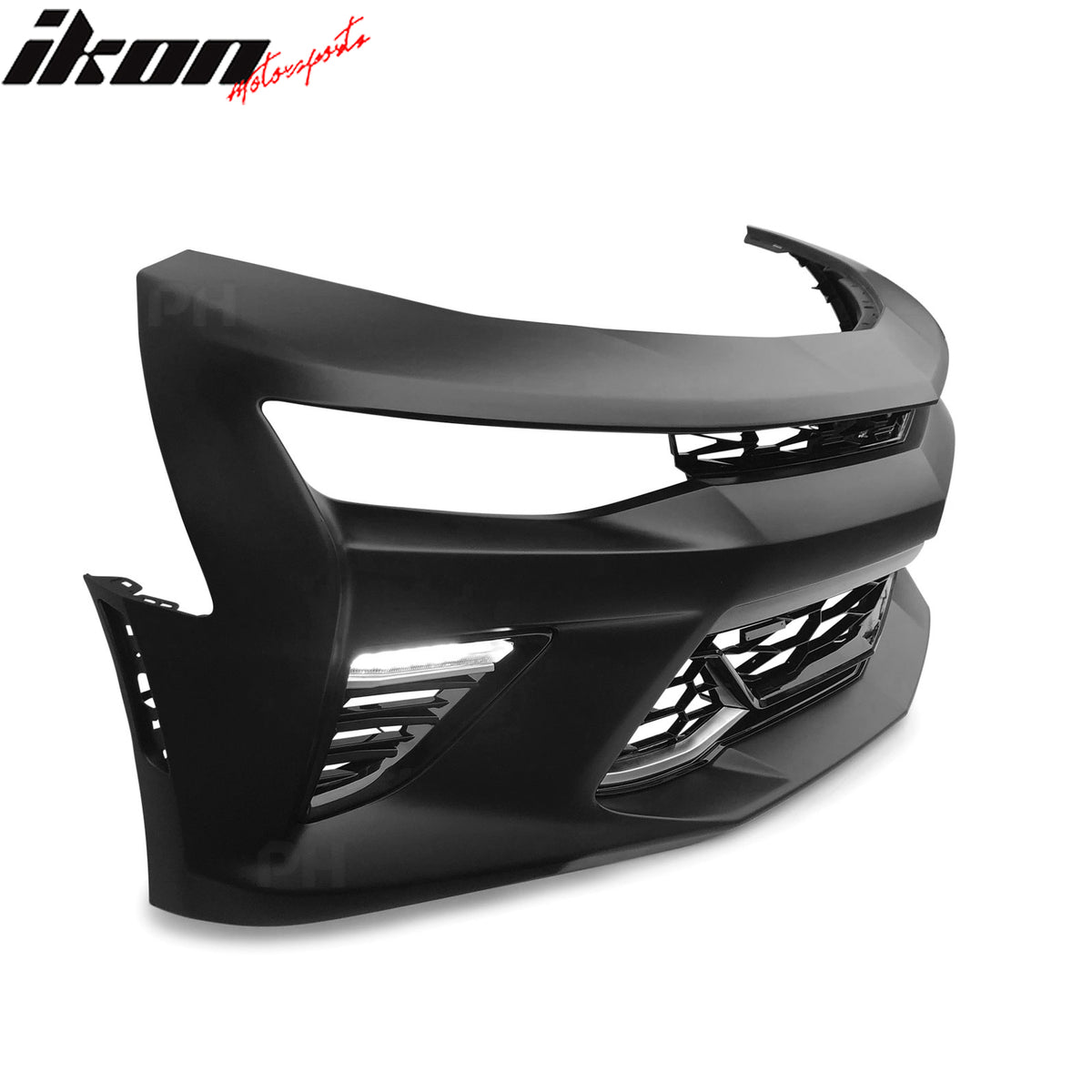 ZL1 Conversion Front Bumper Fog Cover Grille Lip For 16-18 Camaro LT LS RS SS ZL1 Conversion Front Bumper Fog Cover Grille Lip For 16-18 Camaro LT LS RS SS