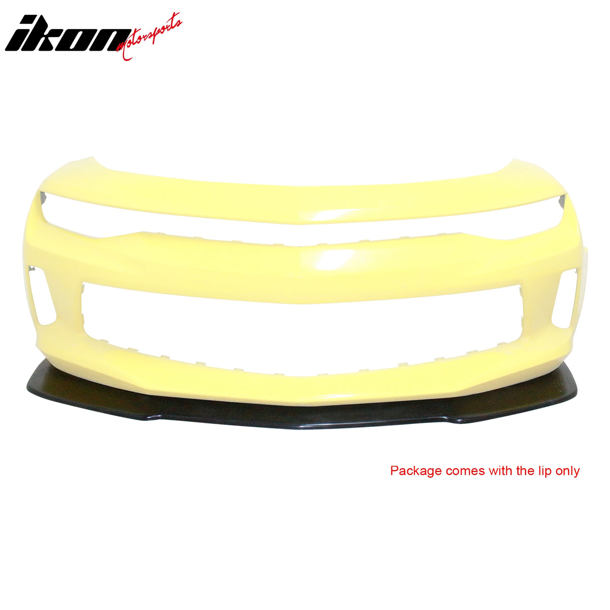 Fits 16-24 Chevrolet Camaro Front Bumper Lip 1LE Style Chin Spoiler PU Splitter