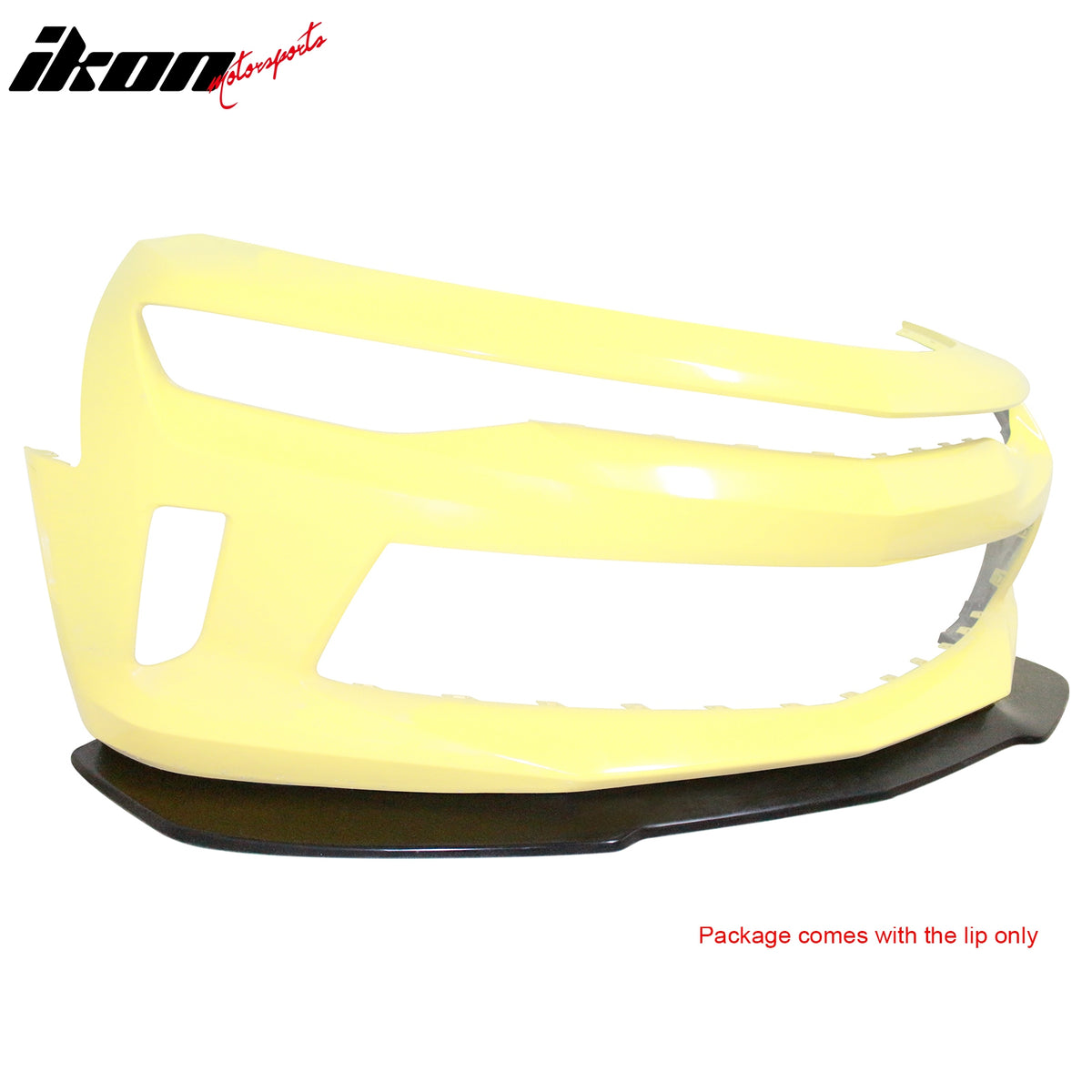 Fits 16-24 Chevrolet Camaro Front Bumper Lip 1LE Style Chin Spoiler PU Splitter