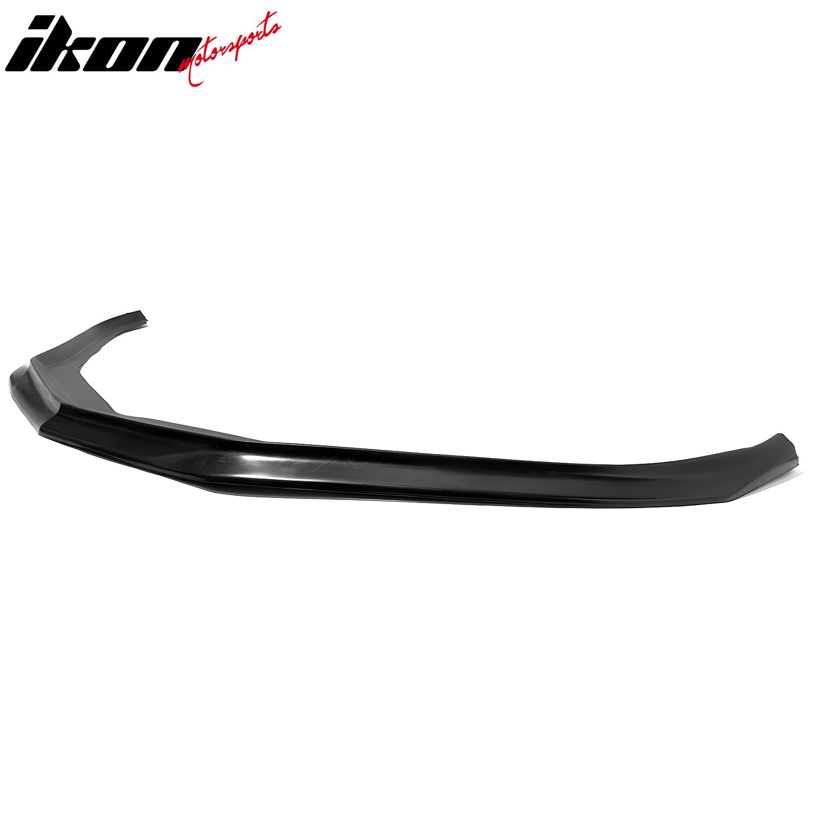 IKON MOTORSPORTS Front Bumper Lip, Compatible with 2016-2018 Chevrolet Camaro, SLP Style Unpainted Black PU Polyurethane Air Dam Chin Spoiler Protector Splitter 2017