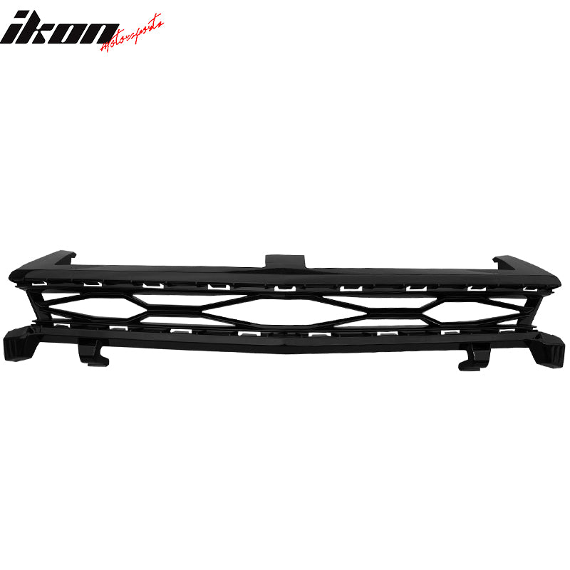 Fits 16-24 Chevy Camaro 2Dr ZL1 Style Unpainted Black Upper Grille - ABS