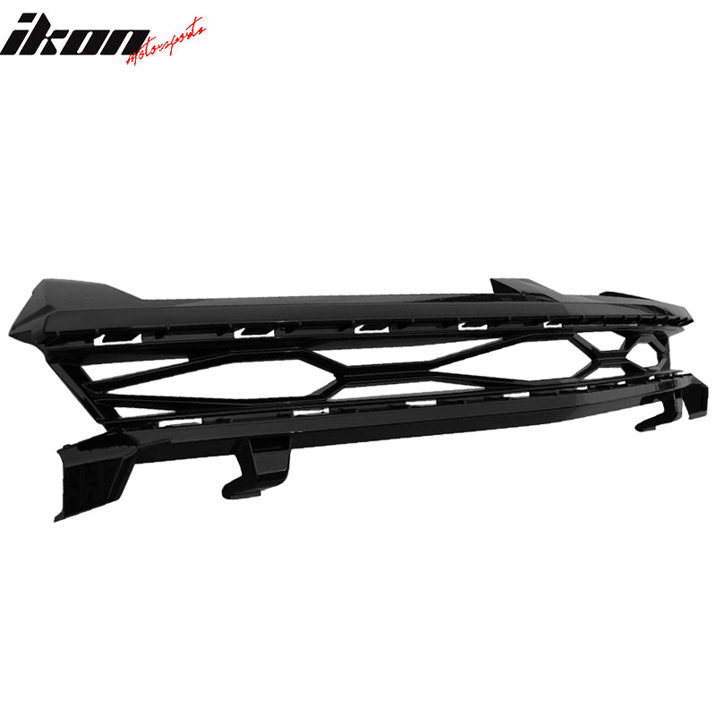 Fits 16-24 Chevy Camaro 2Dr ZL1 Style Unpainted Black Upper Grille - ABS