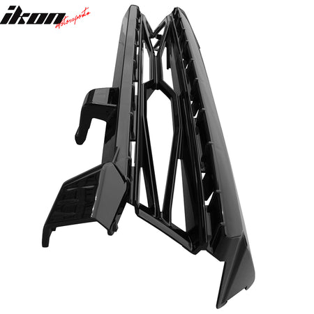 Fits 16-24 Chevy Camaro 2Dr ZL1 Style Unpainted Black Upper Grille - ABS