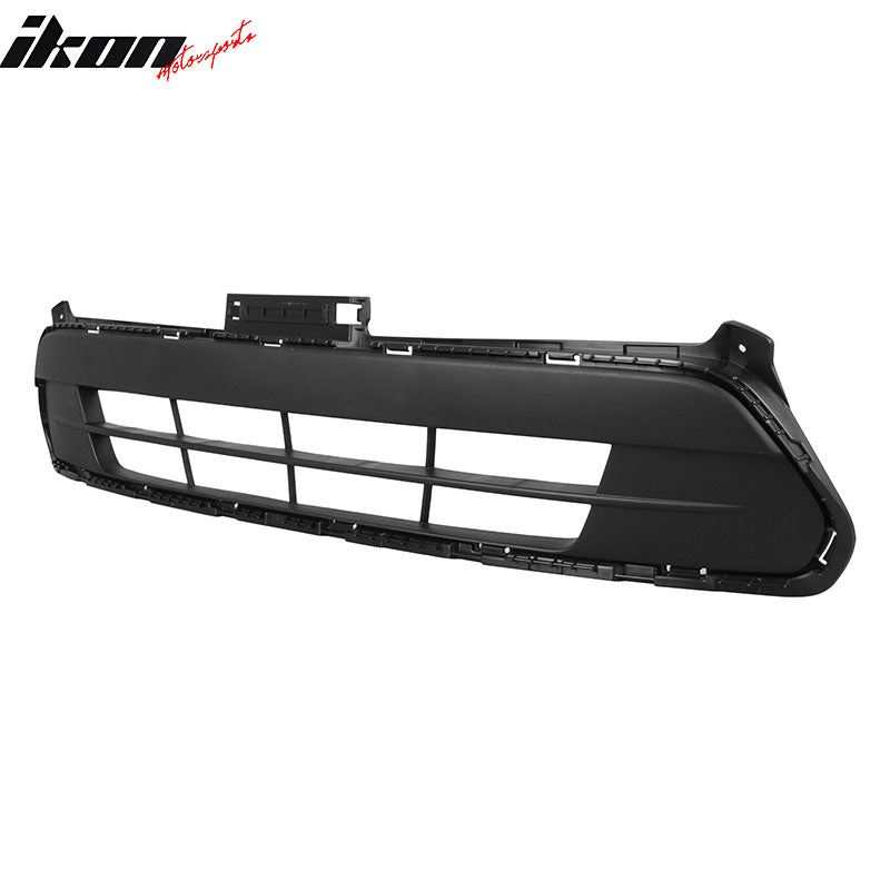 IKON MOTORSPORTS Front Lower Grille, Compatible with 2016-2018 Kia Sorento, OE Style Dark Gray PP Polypropylene Replacement Front Bumper Hood Grill