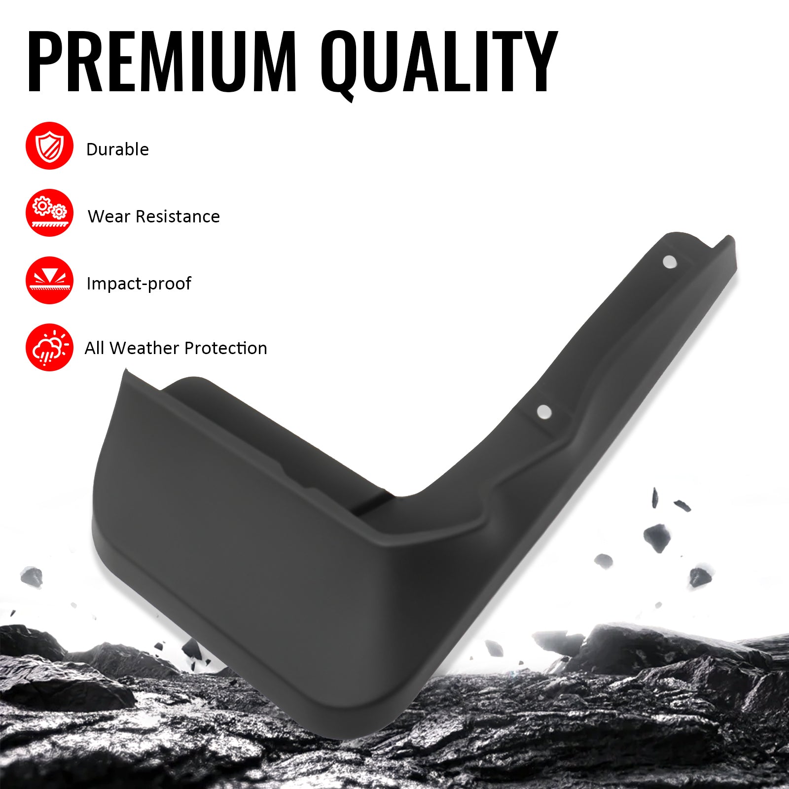 Fits 16-19 Lexus RX350 RX450h Front & Rear Fender Mud Flaps Splash Guards PP