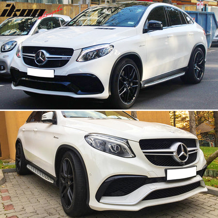 Fits 16-19 Benz C292 GLE-Class Coupe Side Step Bars Aluminium Running Boards 2PC