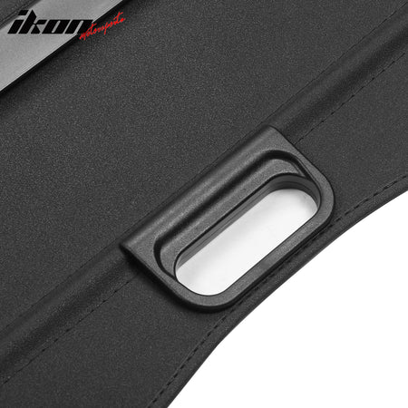 Fits 16-19 Smart EQ Fortwo 2DR Black Rear Security Tonneau Cargo Shade Cover PVC