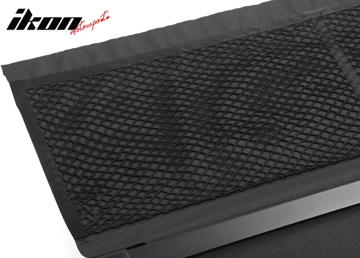 Fits 16-19 Smart EQ Fortwo 2DR Black Rear Security Tonneau Cargo Shade Cover PVC