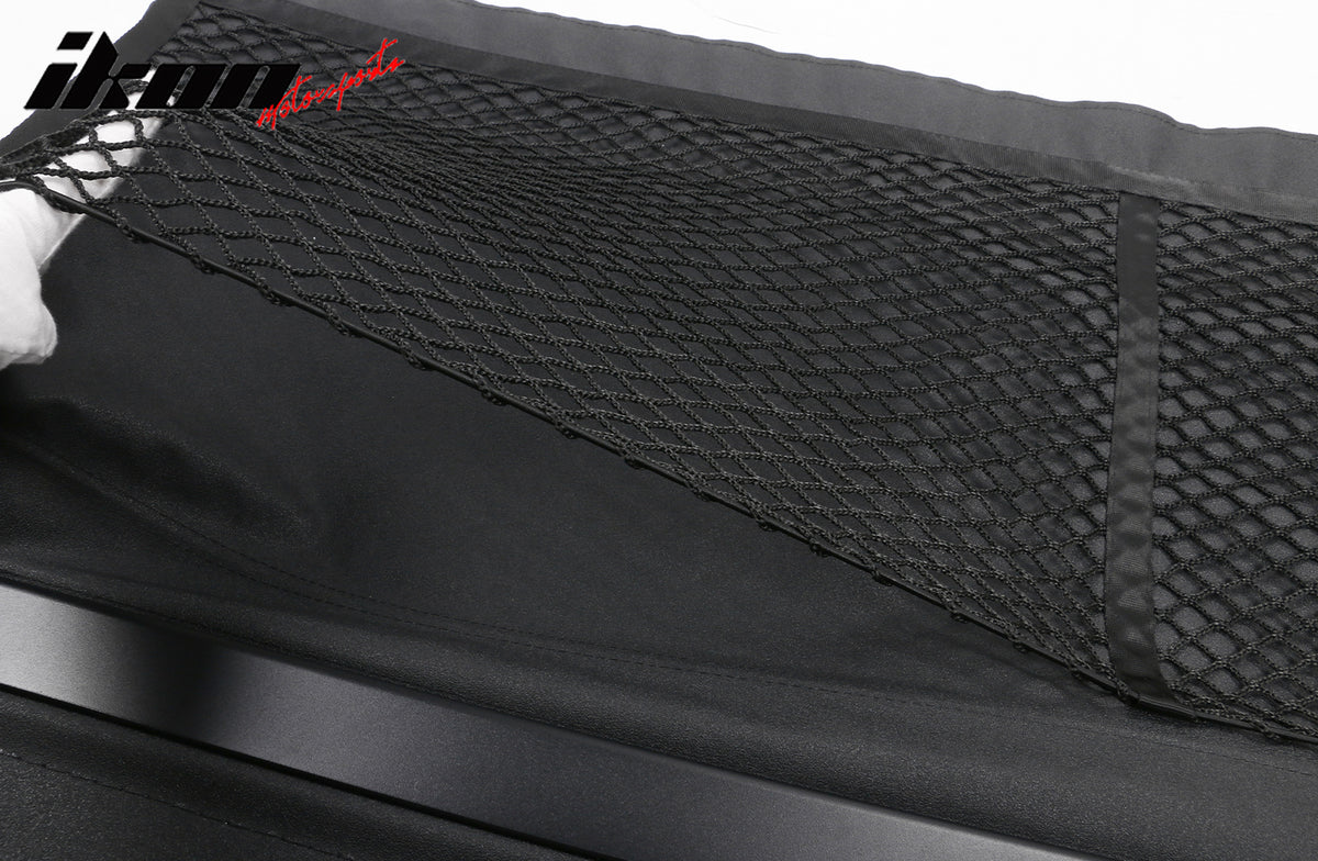 Fits 16-19 Smart EQ Fortwo 2DR Black Rear Security Tonneau Cargo Shade Cover PVC