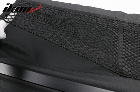 Fits 16-19 Smart EQ Fortwo 2DR Black Rear Security Tonneau Cargo Shade Cover PVC